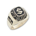 Maxim Series Men's All-Metal Signet Ring